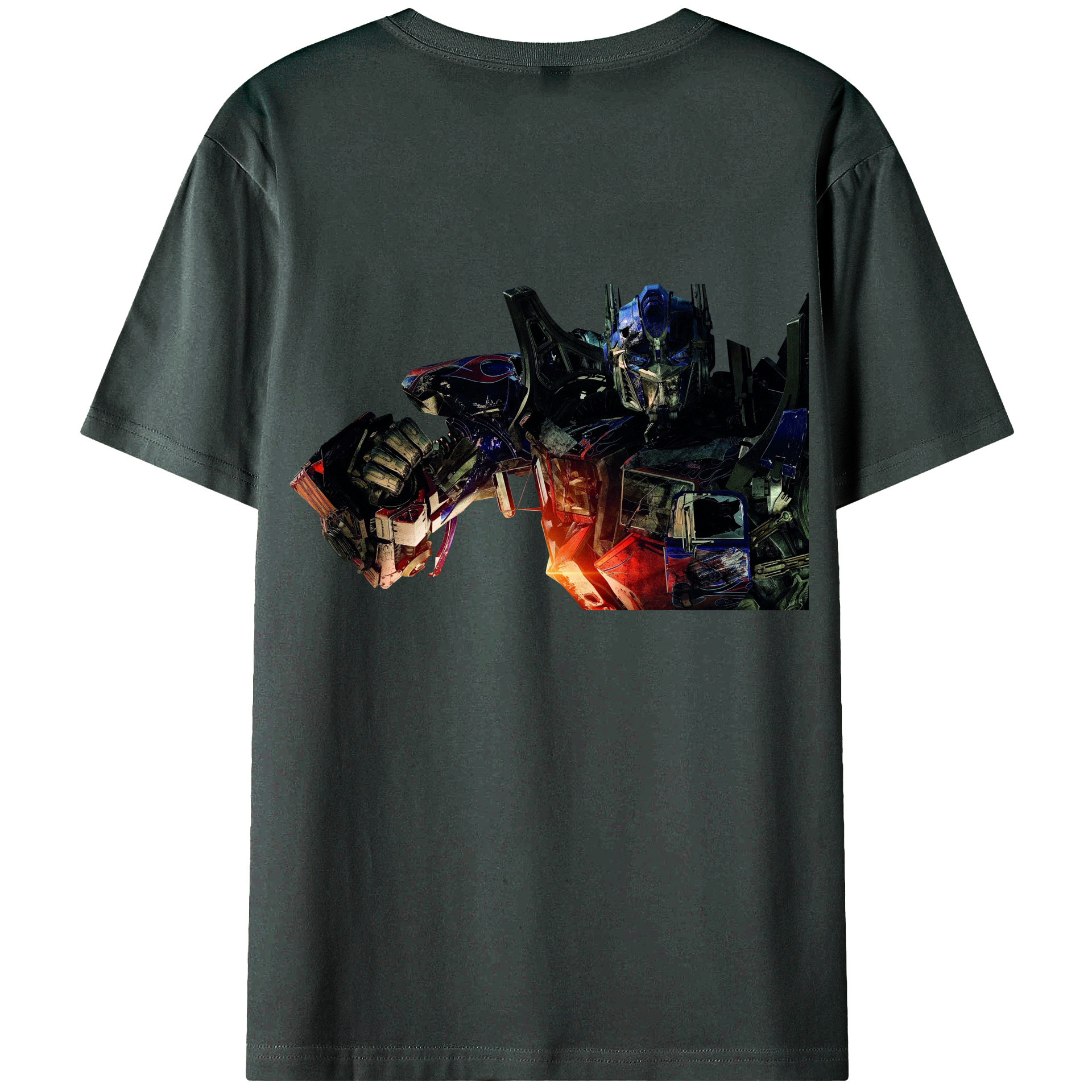 （画像用）  綿100％ メンズ半袖Tシャツ（バックプリント） 通気性